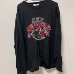 NEW JERSEY ロゴ ブラック トレーナー