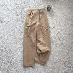 【VINVERT】タックパンツ スラックス シンプル センタープレス ポケット