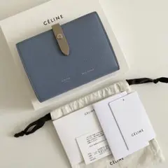 CELINE セリーヌ ミディアム ストラップウォレット 折り財布 フィービー期