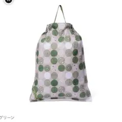 Peram コットンサークルス エコバッグ［ペラム］　グリーン　緑