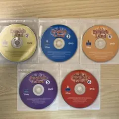 ディズニー English Land DVD 2〜6 5枚セット