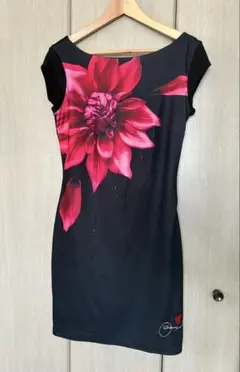Desigual 花柄ミニワンピース Mサイズ