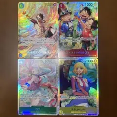 ワンピースカード 受け継がれる意思 SEC&SR4枚セット