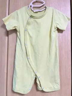 お名前タグ付 ロンパース 男女兼用 半袖 60-70 コットン100
