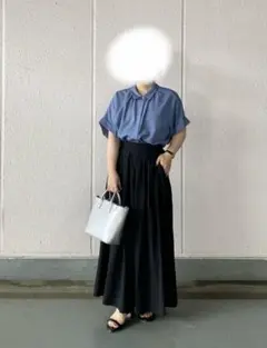 【green label relaxing】襟付きワイドショートスリーブシャツ