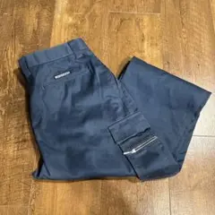 00s vintageネイビーワークカーゴパンツワイドメンズカジュアルストリート
