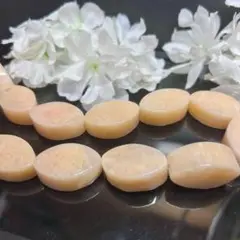 大粒天然石　フェルドスパー　楕円　約19ｍｍ　6粒　特価　長石　無染色