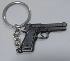 ① M92F ベレッタ ハンドガン ミニチュア キーホルダー 銃 拳銃 ブラック