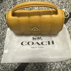 COACH イエロー ハンドバッグ