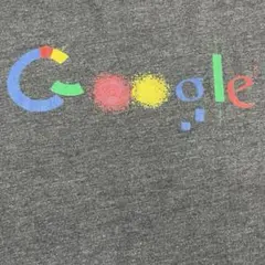 Google ロゴ Tシャツ ダークグレー　企業Tシャツ　Mサイズ　グーグル