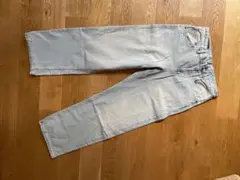 ZARA ワイドタックデニム 31 ライトブルー