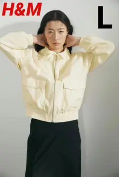 未使用　H&M　新作　スタンドカラージャケット　L