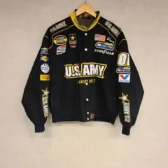 90s~00s US ARMY✕ジェフハミルトン リバーシブルレーシングJKT
