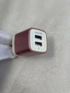 【匿名配送】AILKIN USB-ACアダプター 2ポート 2100mA