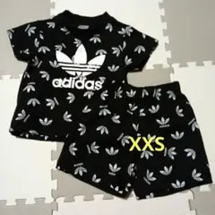 adidas　アディダス　半袖　半ズボン　セットアップ　キッズ　XXS　80cm