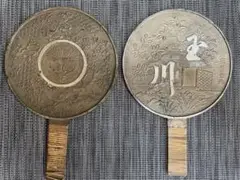 雷柄　亀毛　古鏡　藤原光政作 雷柄 亀毛 古鏡 藤原光政作
