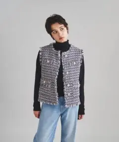 美品 22AW グレースコンチネンタル ツイード ベスト