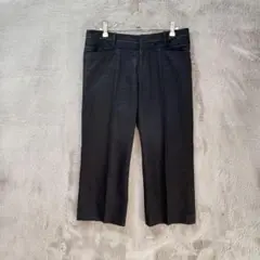 UNIQLO♡レディース センタープレス クロップドパンツ W67
