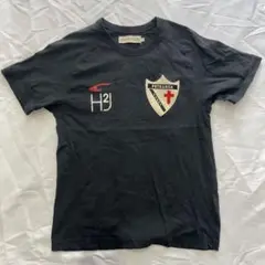 $ HYDROGEN ブラック クルーネック Tシャツ