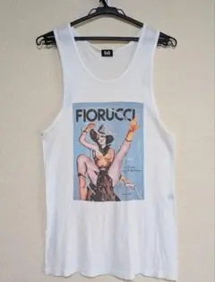 【ビンテージ】D&G Fiorucciプリント タンクトップ 44