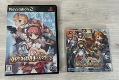 PS2 アルカナハート2 ・初回購入特典CD・カード付き