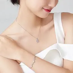 ネックレス 金属アレルギー対応 ジルコニアBOX付き