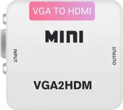 VGA TO HDMI 変換アダプタ 変換コンバーター USB給電1080P対応