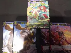 【ウィクロス】コンテンポラ ホロ 1枚 ユスリカ ニッポノ ホロ 各2枚 プロモ