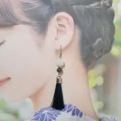 月蓮ピアス-Jade Lotus-