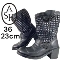カッコ可愛い♪♪ASH/アッシュ 23cm スタッズブーツ