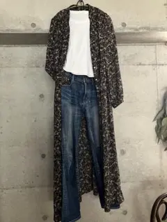 ルーニィペイズリー柄ロングワンピース