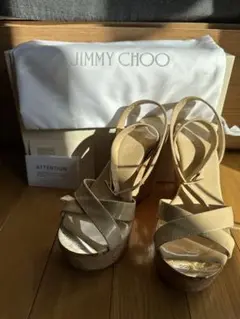 【最終値下げ】JIMMY CHOO ジミーチュウ サンダル エナメル 35