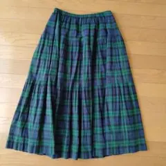 ルミノア　チェック柄スカート