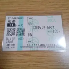 期限切れ単勝馬券】　第32回　ジャパンカップ　ジェンティルドンナ　ウマ娘 2025年最新】ジェンティルドンナ 馬券の人気アイテム - メルカリ