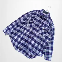 チェック柄ネルシャツ ストレッチ 秋冬用 カジュアル MachopeMind