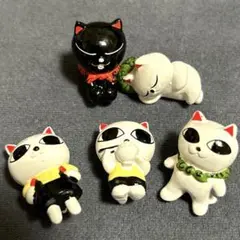 ねこぢる　ミニマスコット 5個
