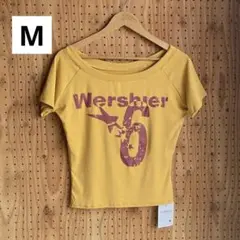 Y2K ピチT オフショルダー Tシャツ かわいい トップス 夏 半袖