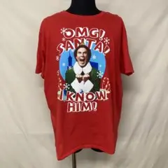 ELF/エルフ/Tシャツ/半袖/赤/XL