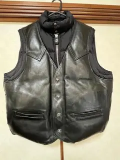 BIGTWIN レザーライダース ベストジャケット コンチョ付き 楽天市場】BIGTWIN ビッグツイン BIKER TERRITORYバイカー