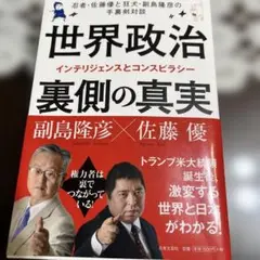 世界政治 裏側の真実 忍者・佐藤優と狂犬・副島隆彦の手裏剣対談