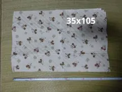ミッキー ミニー キルティング生地 約35cm x 105cm