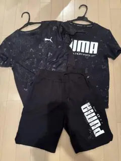 PUMA プーマ　140 半袖Tシャツ２枚　半ズボンの３点セット