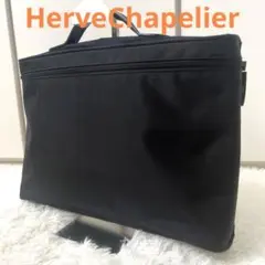 【新品タグ付き】エルベシャプリエ 黒 ブリーフケース 廃盤 マルセルラサンス エルベシャプリエ ブリーフケース ブラック