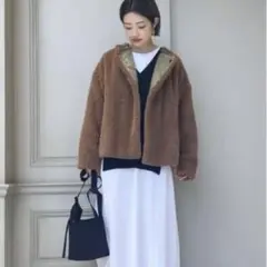 HYKE FAUX SHEARLING JACKET