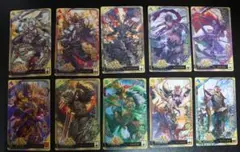 三国志大戦カード10枚　印刷薄れ品