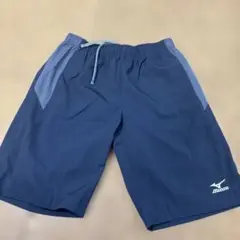 中古美品Mizuno ネイビー ハーフパンツsize XL