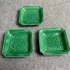 茶道具蓋置淡路民平焼菊絵