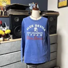 u.s.college Blue Devils Mサイズ長袖カットソー
