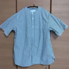 SO エスオー シャツ 半袖 ストライプ
