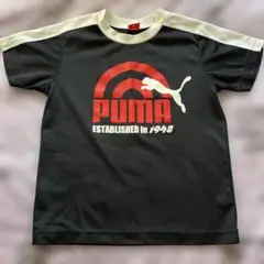 PUMA カジュアルTシャツ 黒/赤/白　140㎝ さらさら　ドライ　速乾